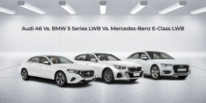 Audi A6 vs BMW 5 Series LWB vs Mercedes-Benz E-Class LWB