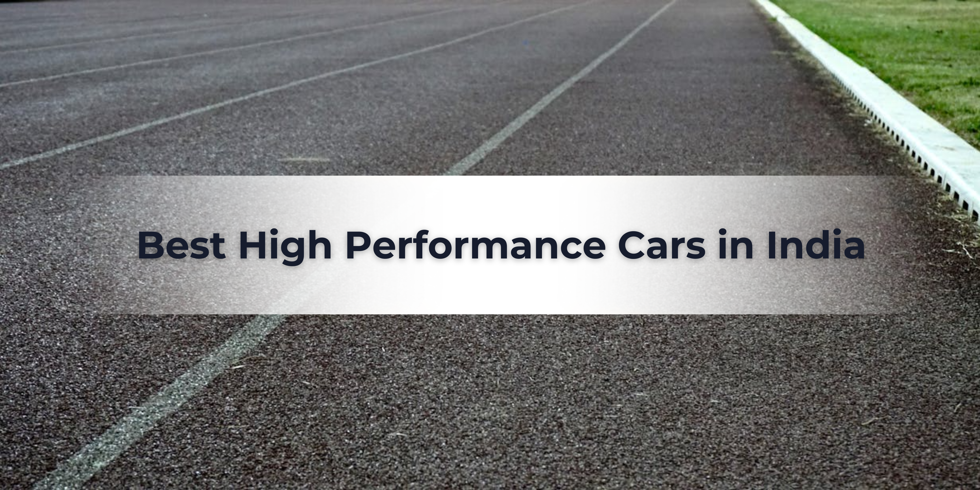 High Performance cars in India